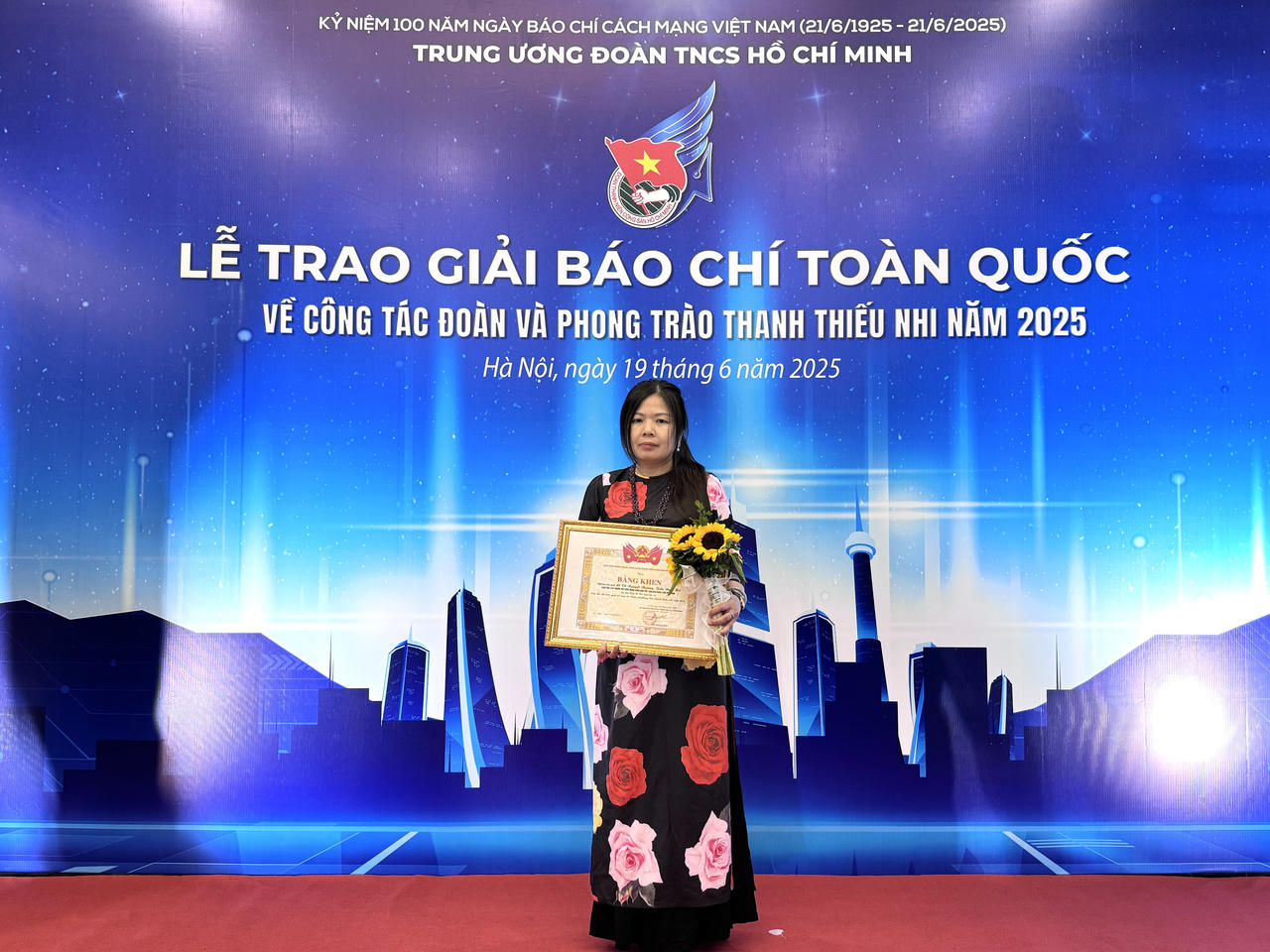 Báo Pháp luật Việt Nam nhận Giải B Giải báo chí toàn quốc về công tác Đoàn và phong trào thanh thiếu nhi năm 2025
