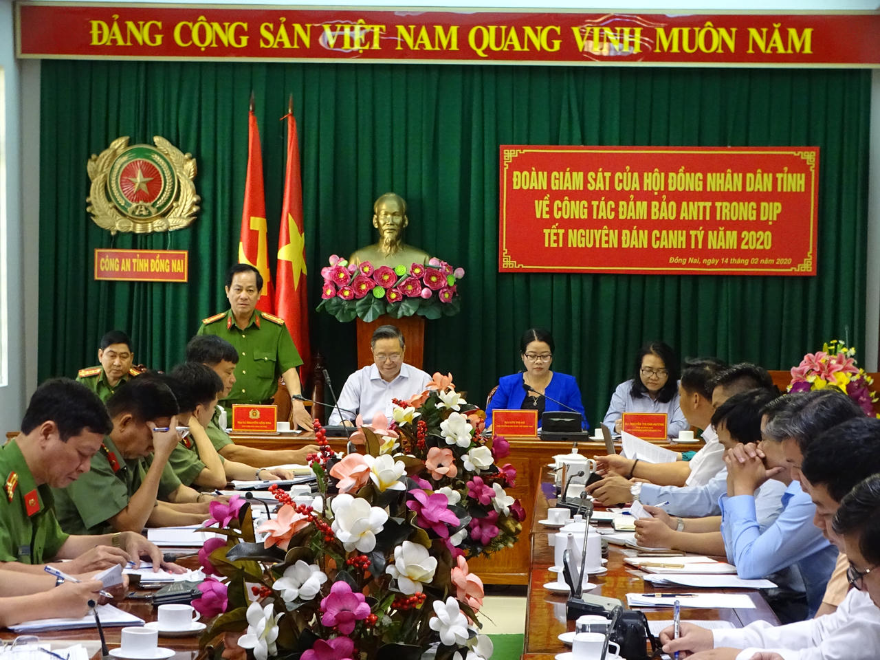 Đồng Nai: Đoàn giám sát của HĐND tỉnh, làm việc về công tác đảm bảo ANTT trong dịp Tết Nguyên đán Canh Tý 2020