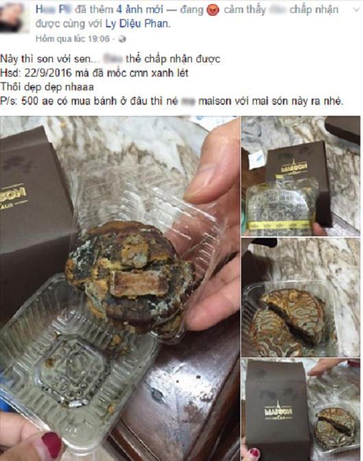 Tá hỏa phát hiện bánh trung thu Maison mốc vẫn còn hạn sử dụng