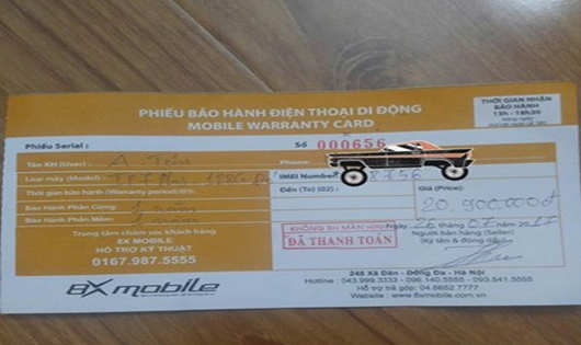 8xmobile bán hàng cũ giá như hàng mới “đội lốt” trôi bảo hành
