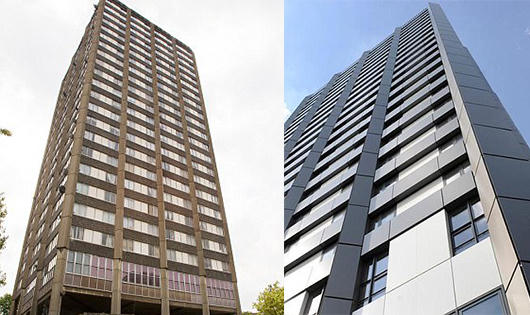 Lửa lan nhanh tại chung cư London do vật liệu giá rẻ