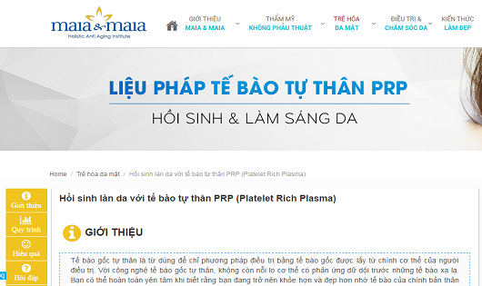 “Thượng đế” có thể gặp nhiều rủi ro khi làm đẹp tại TMV Maia & Maia