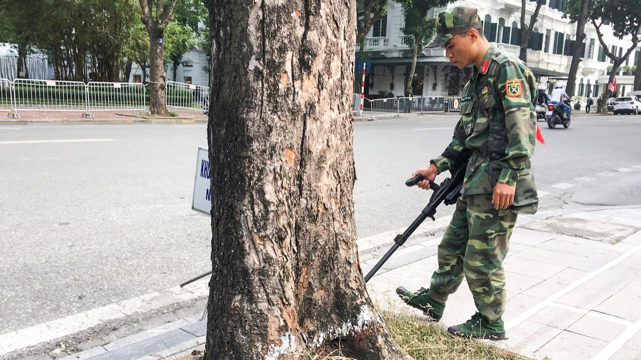 An ninh thắt chặt như thế nào để đón Tổng thống Mỹ Donald Trump đến Hà Nội?