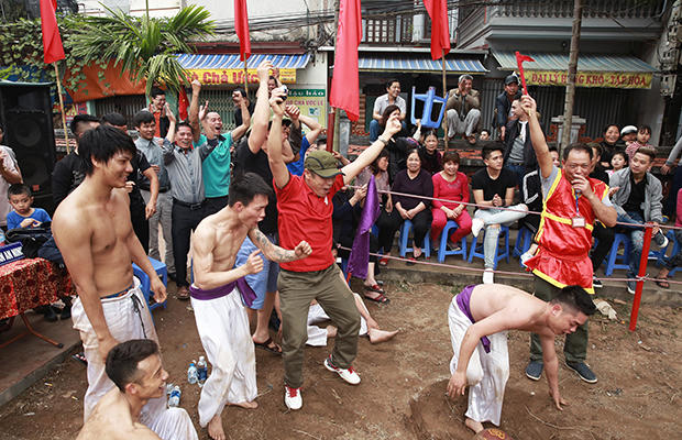 Hà Nội: Độc đáo lễ hội vật cầu truyền thống đình Thúy Lĩnh