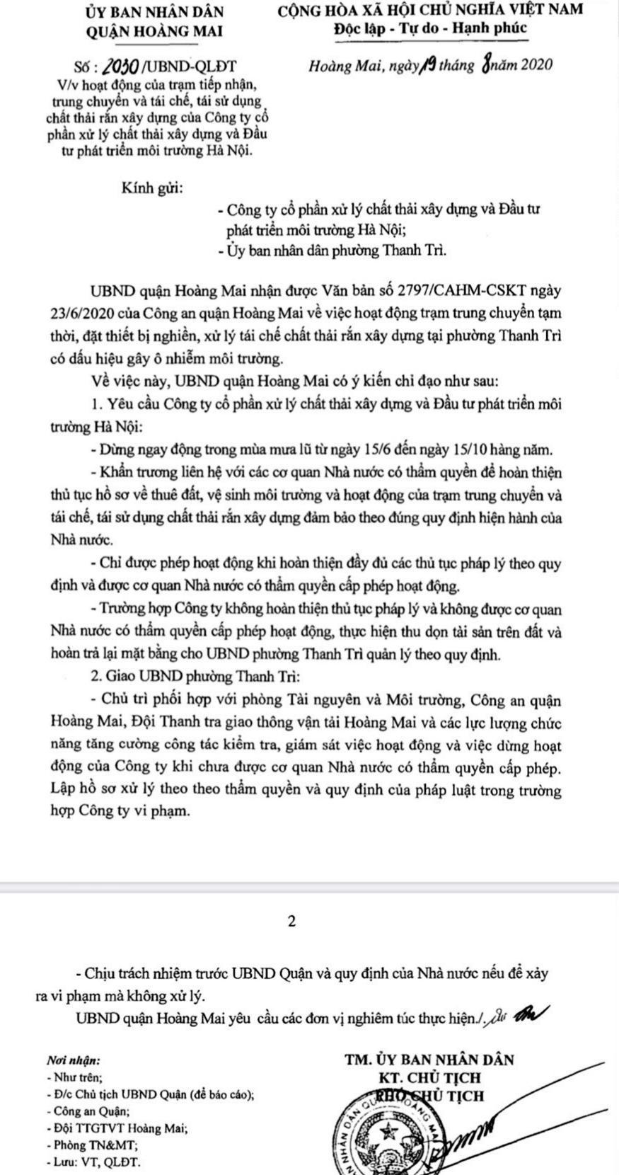 Thanh Trì - Hoàng Mai: Đảm bảo an toàn mùa mưa lũ