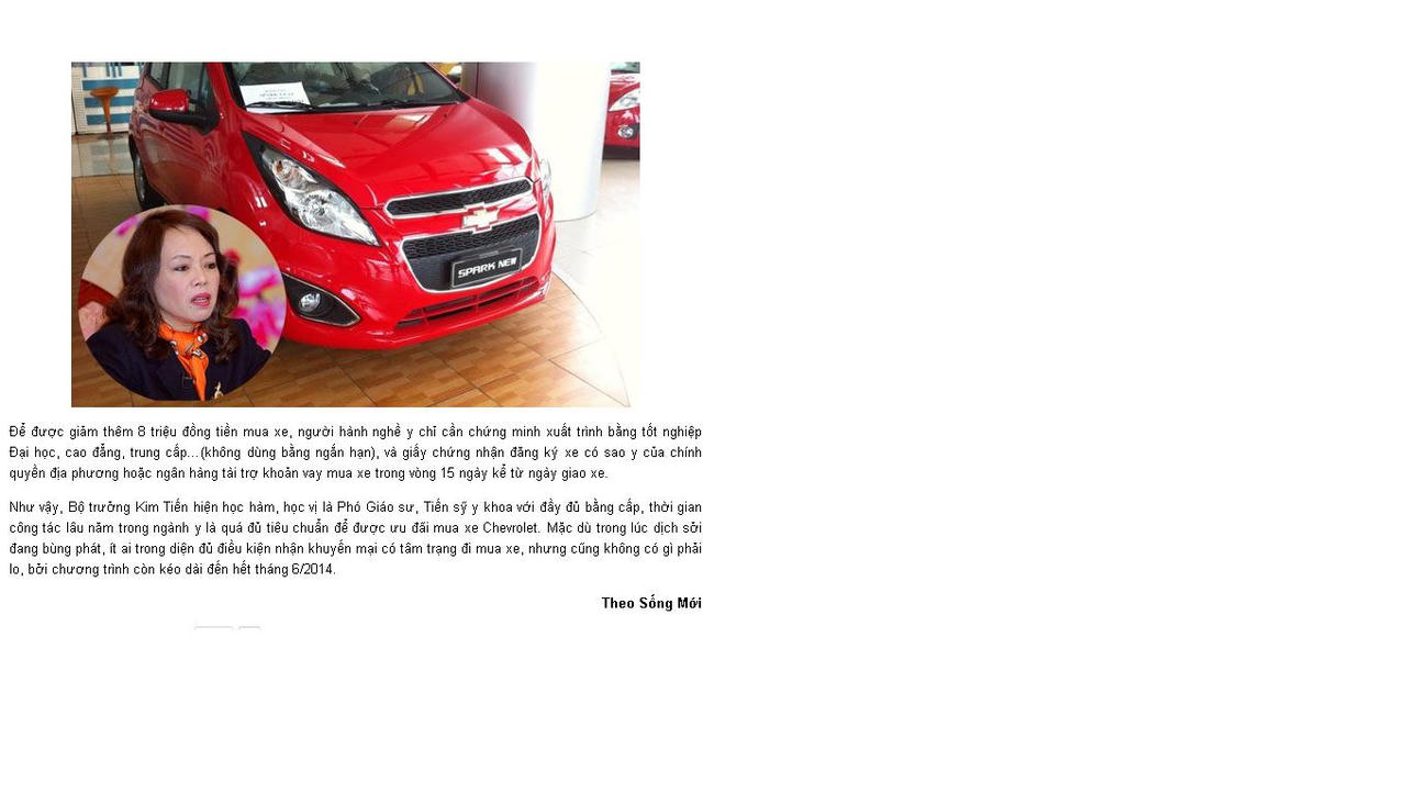 Tức giận trước “quảng cáo” Bộ trưởng Kim Tiến được giảm giá nếu mua ôtô