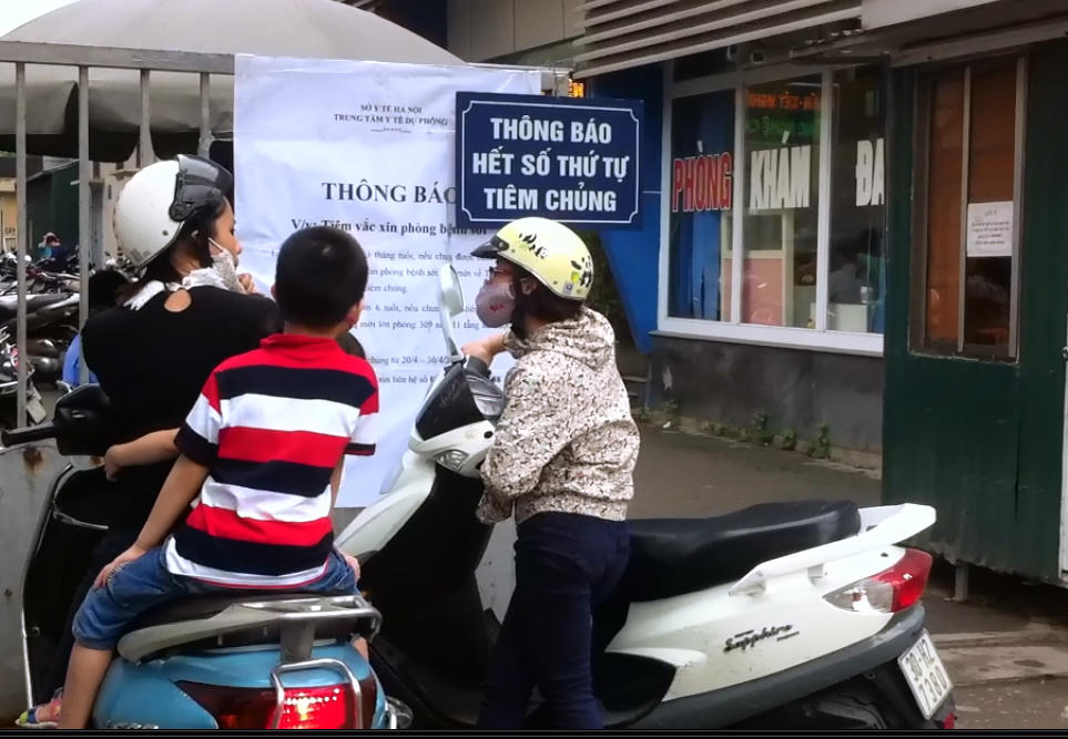 Hết văc xin phòng sởi