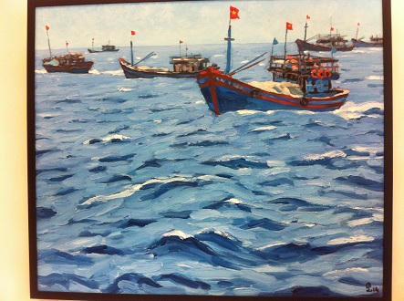 Triển lãm mỹ thuật chuyên đề ” Chủ quyền biển đảo của Việt Nam“