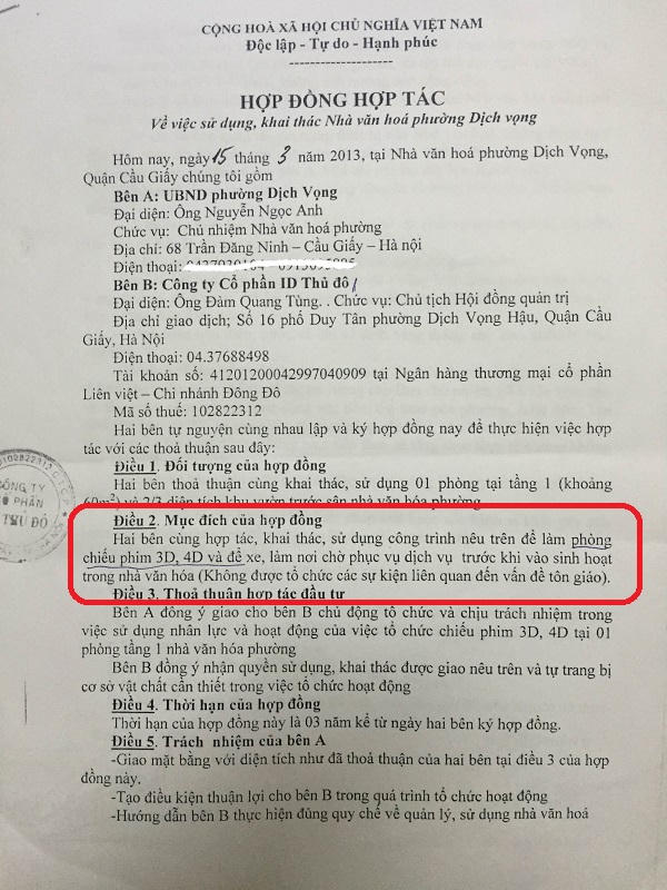 Bên trong quán cà phê “xẻ thịt” nhà văn hóa phường Dịch Vọng