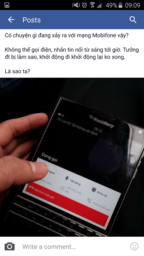 Hàng loạt thuê bao MobiFone bất ngờ bị mất sóng, tê liệt