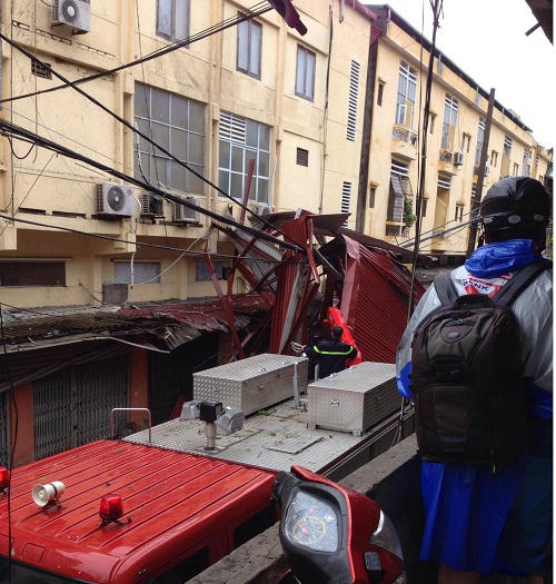 CSGT Hà Nội huy động 100% lực lượng, phương tiện chống bão