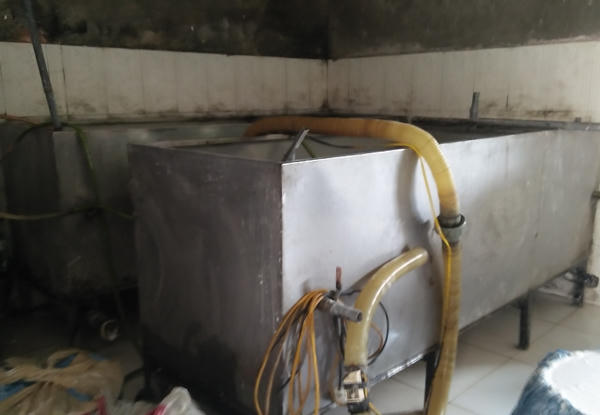 Kinh hãi với công nghệ làm bún siêu bẩn