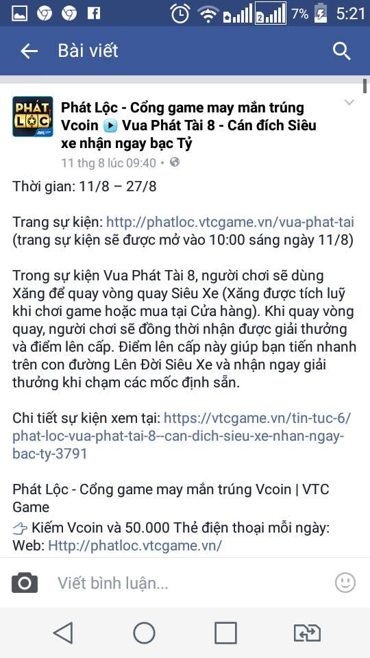 Khách hàng “tố” VTC Game trục lợi, lừa đảo hàng chục triệu đồng trong game Phát Lộc