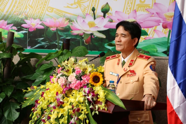 Đại diện CSGT các nước ASEAN tham quan Trung tâm điểu khiển giao thông Hà Nội