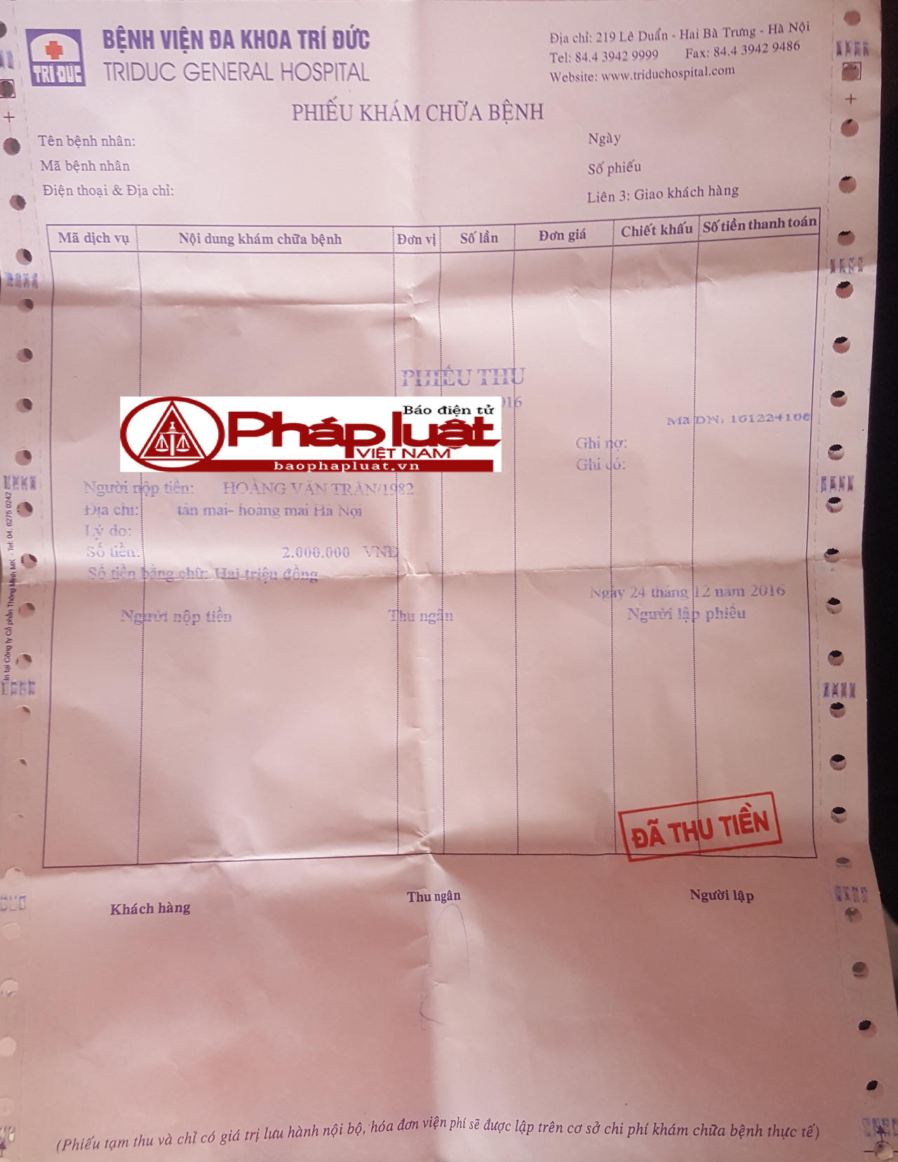 Hà Nội: Hai bệnh nhân tử vong sau khi gây mê