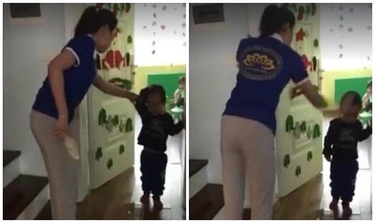 Vụ dùng dép đánh trẻ mầm non ở Hà Nội: Phạt tiền 2 giáo viên 