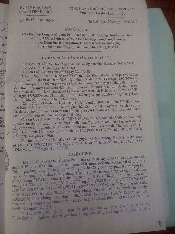 Dự án Hong Kong Tower: Có dấu hiệu huy động vốn trái phép, cơ quan chức năng làm ngơ ?