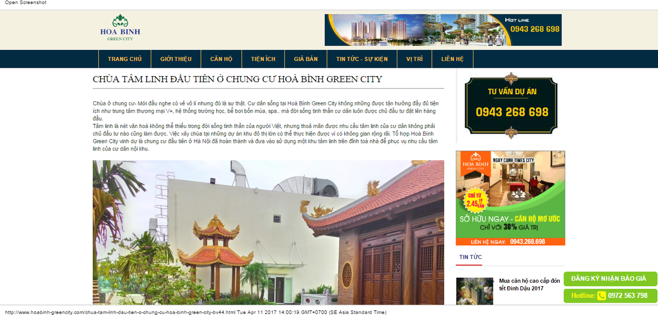 Rắc rối việc xử lý Khu tâm linh giữa lòng Khu đô thị 