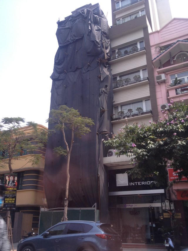 Bất chấp pháp luật, công trình 91 Lý Thường Kiệt cố tình xây thêm nhiều hạng mục