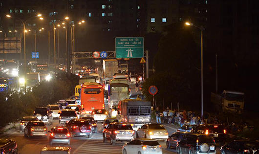 Hà Nội: Tiếp tục tắc đường dịp nghỉ lễ 2/9