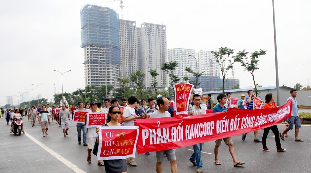 Cư dân phản đối chủ đầu tư Hancorp thay đổi quy hoạch KĐT Ngoại giao đoàn