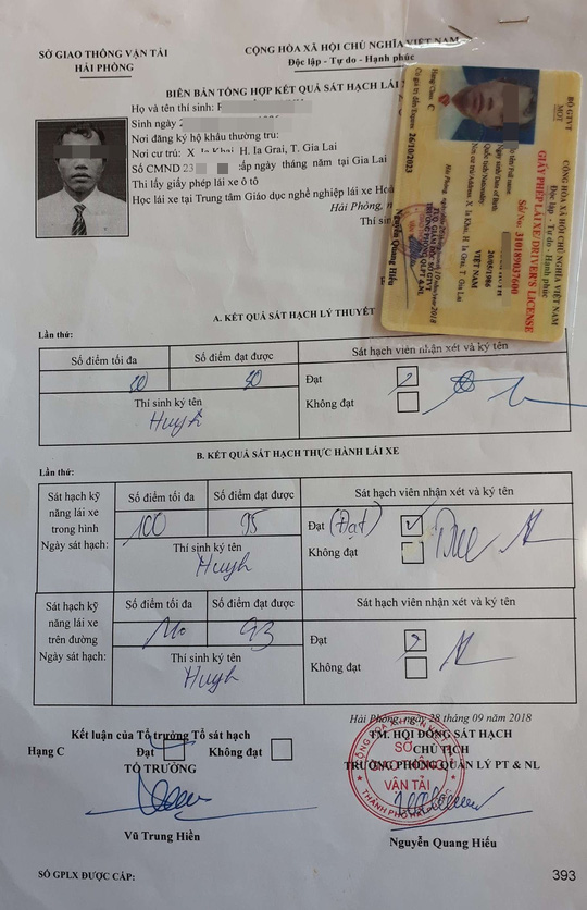 Tổng cục Đường bộ VN vào cuộc vụ thi bằng lái ô tô “cấp tốc” tại Hải Phòng