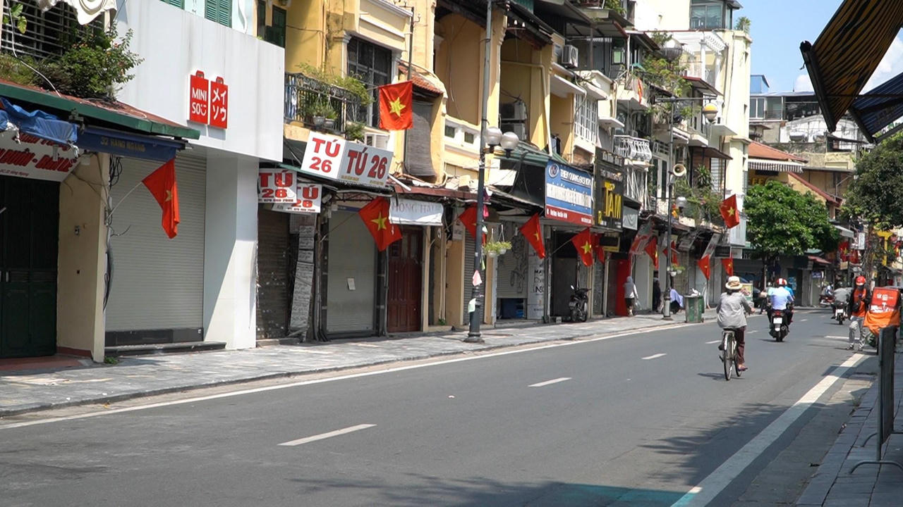 Hà Nội rực rỡ cờ Tổ quốc chào mừng 2/9 