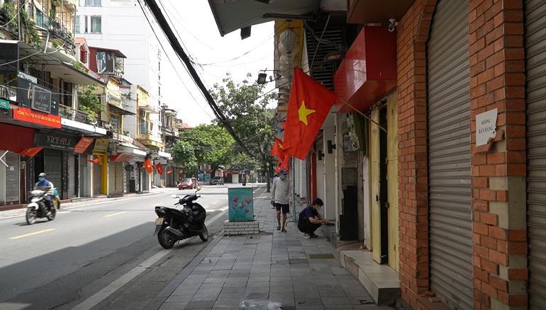 Hà Nội rực rỡ cờ Tổ quốc chào mừng 2/9 