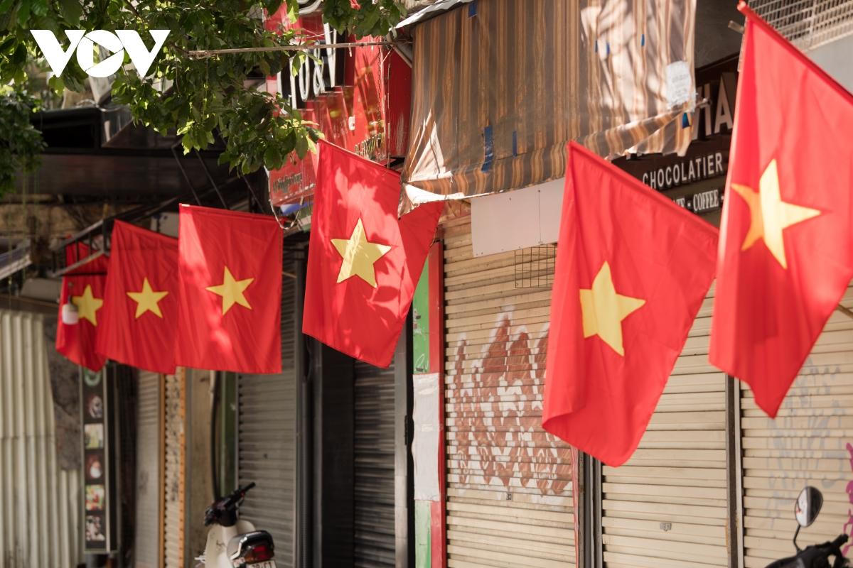 Hà Nội rực rỡ cờ Tổ quốc chào mừng 2/9 