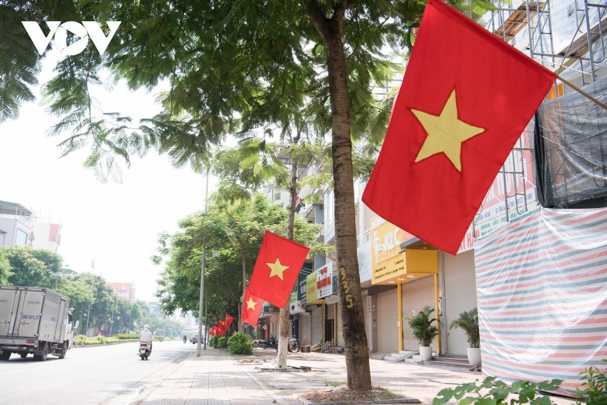 Hà Nội rực rỡ cờ Tổ quốc chào mừng 2/9 