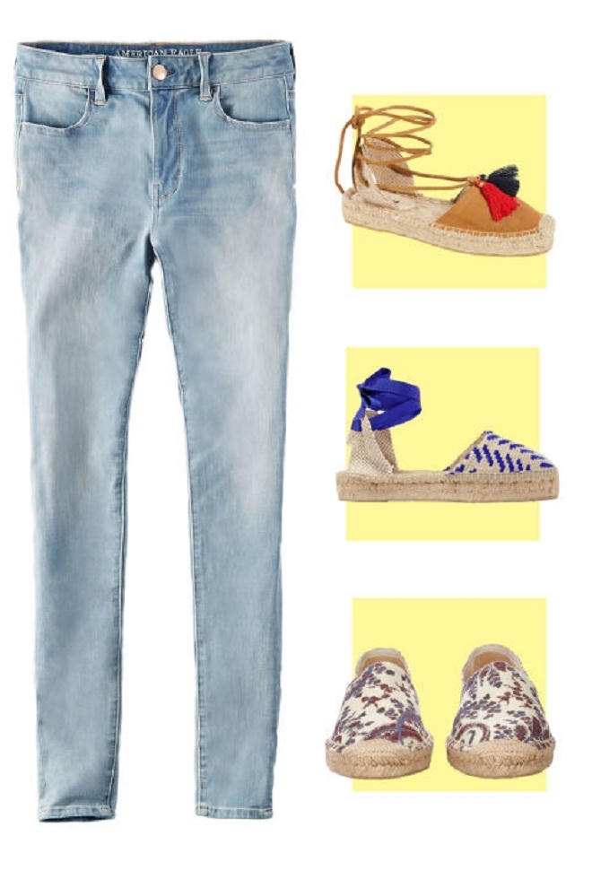 7 mẫu giày dép kết hợp với quần jean giúp bạn trở nên cá tính hơn