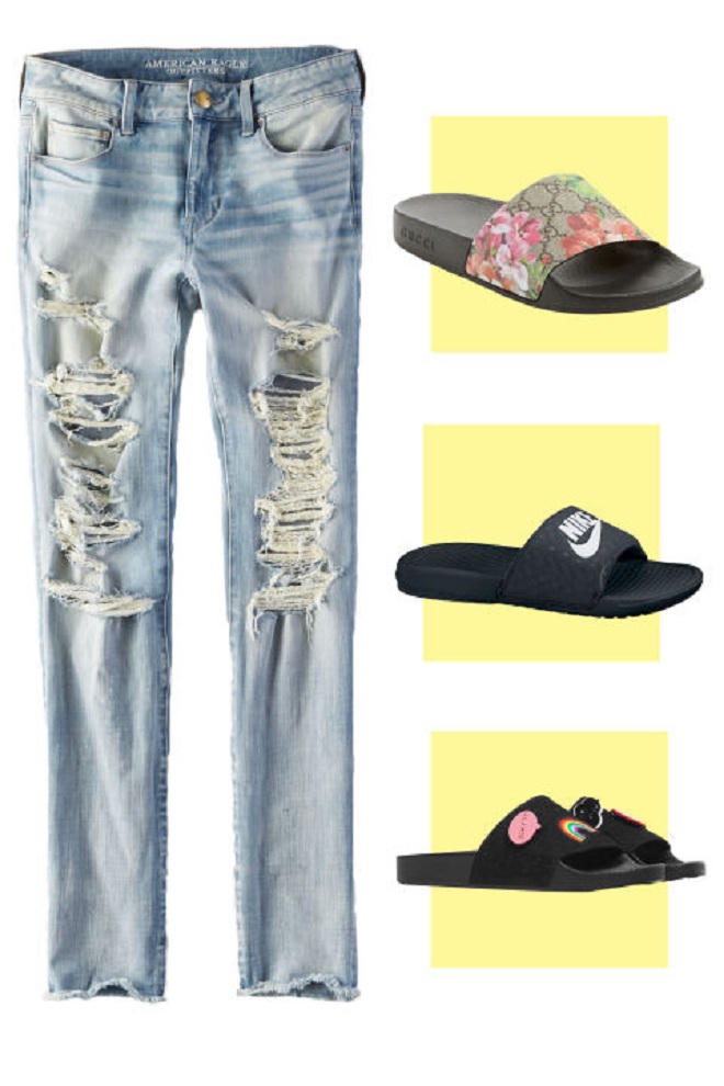 7 mẫu giày dép kết hợp với quần jean giúp bạn trở nên cá tính hơn