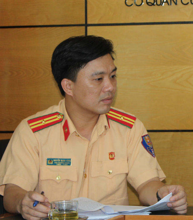 Trực tuyến với lãnh đạo CSGT Hà Nội về Nghị định 46