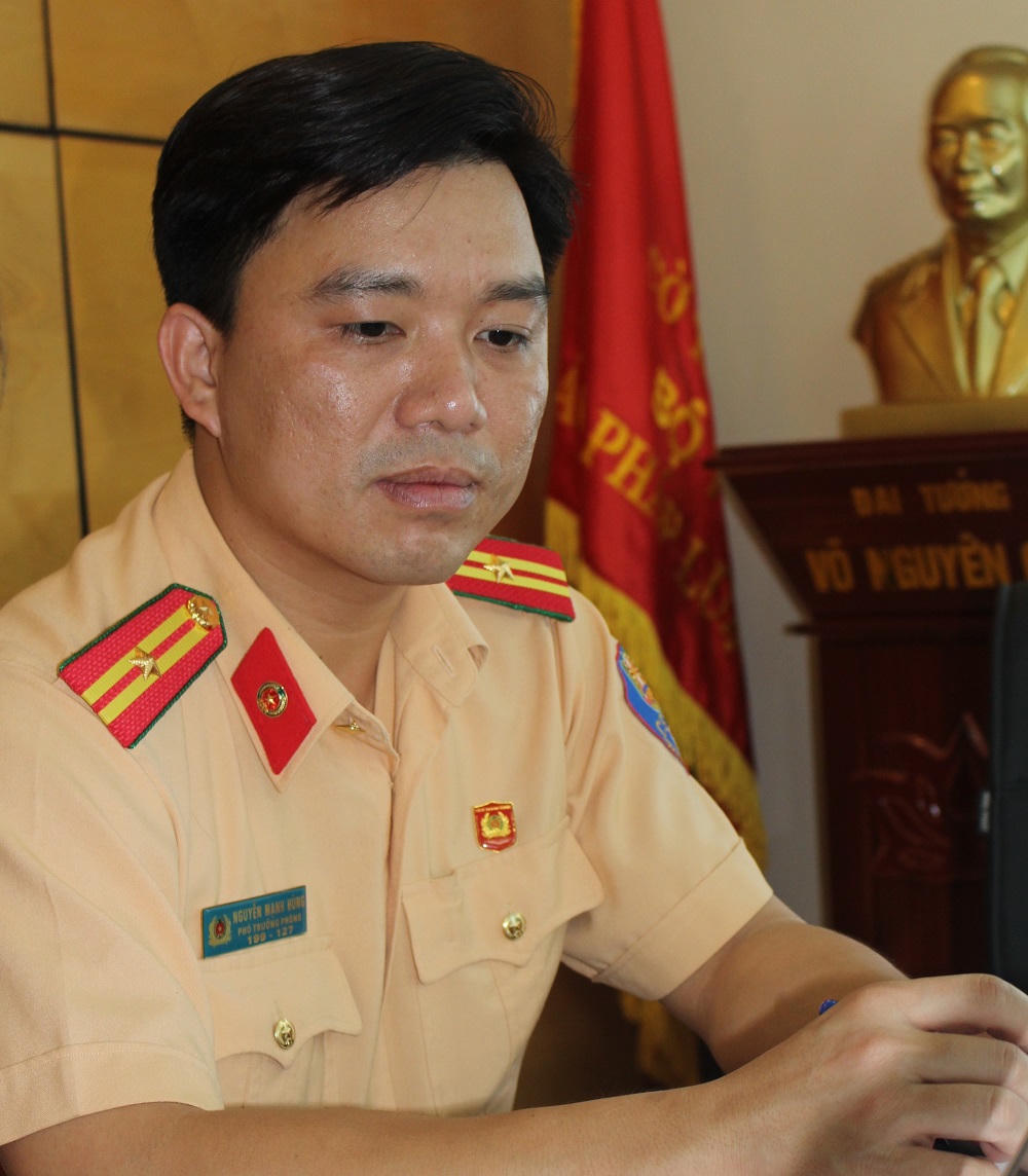 Trực tuyến với lãnh đạo CSGT Hà Nội về Nghị định 46