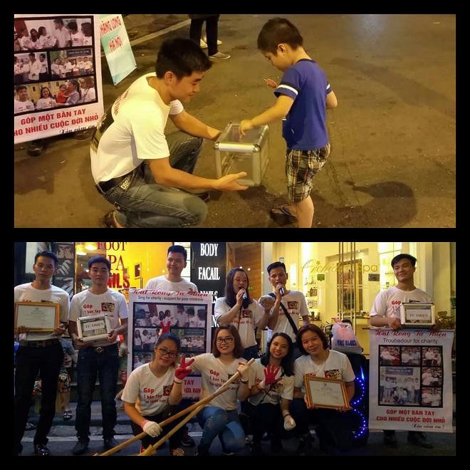 Chủ quán gội đầu bỏ nghề đi hát rong quyên tiền từ thiện 