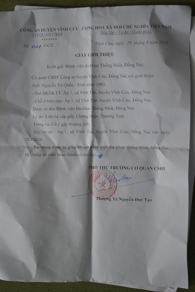 Nghi án bị đánh do tố cáo bãi rác ô nhiễm