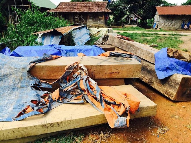 Kom Tum:  “Thả nổi” cho rừng phòng hộ Đăk Long bị “xẻ thịt”