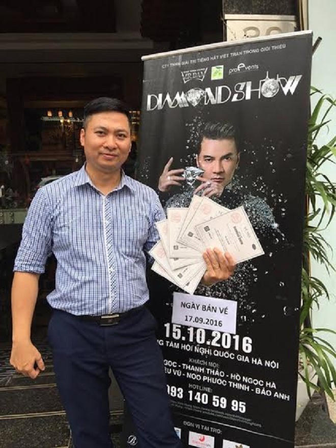 Mr Đàm thu gần 2 tỷ đồng sau 1 ngày phát hành vé “Diamond Show” tại Hà Nội