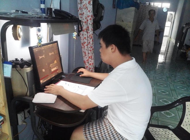 Anh chàng bệnh down vượt qua số phận giành học bổng ĐH