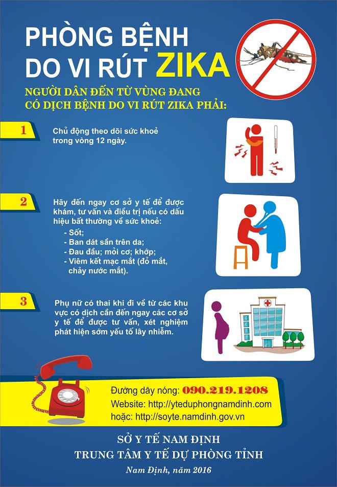 Bộ Y tế chỉ thị về phòng, chống bệnh do vi rút Zika và sốt xuất huyết