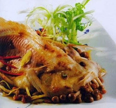 Cá diêu hồng kho tương hột