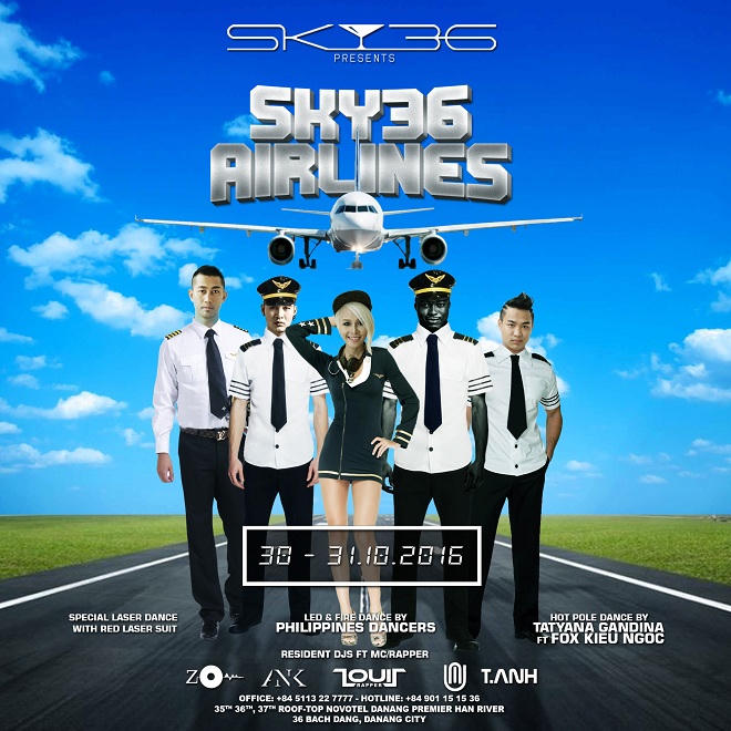 Đại tiệc Halloween tại Sky bar ngoài trời cao nhất Việt Nam