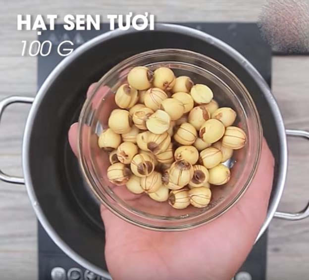 Kết quả hình ảnh cho 100g hạt sen