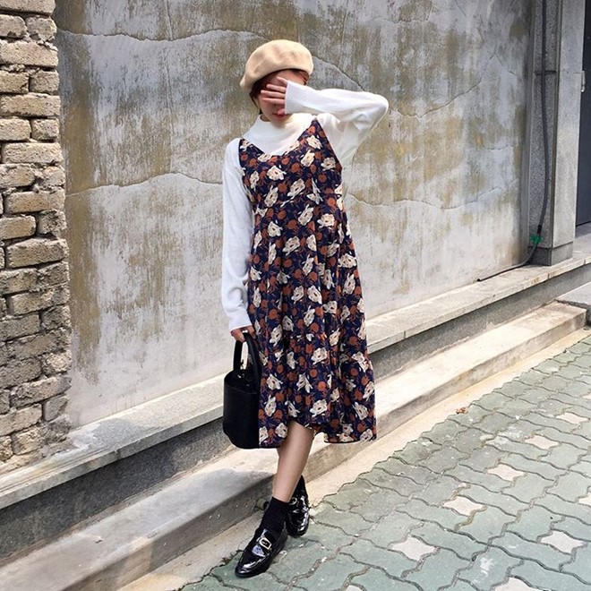 Kết quả hình ảnh cho Giày da đen nữ phong cach Han Quoc