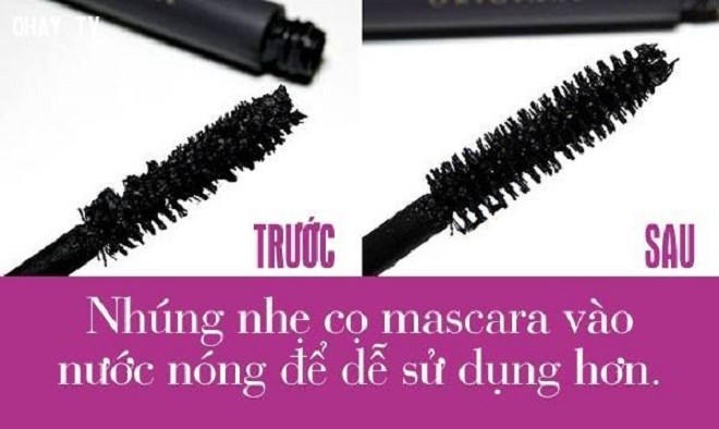 Kết quả hình ảnh cho Mascara của bạn nhìn xấu xí và tưởng chừng như chẳng còn dùng được như thế kia? Chỉ cần nhúng nhẹ vào nước nóng
