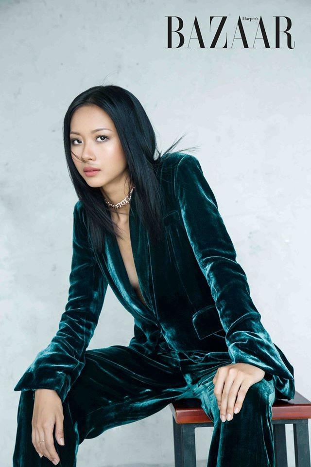 Kết quả hình ảnh cho Thời trang nhung xanh