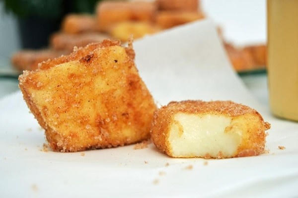 Kết quả hình ảnh cho Bánh sữa chiên