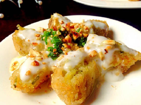 Kết quả hình ảnh cho bánh chưng bọc khoai rán