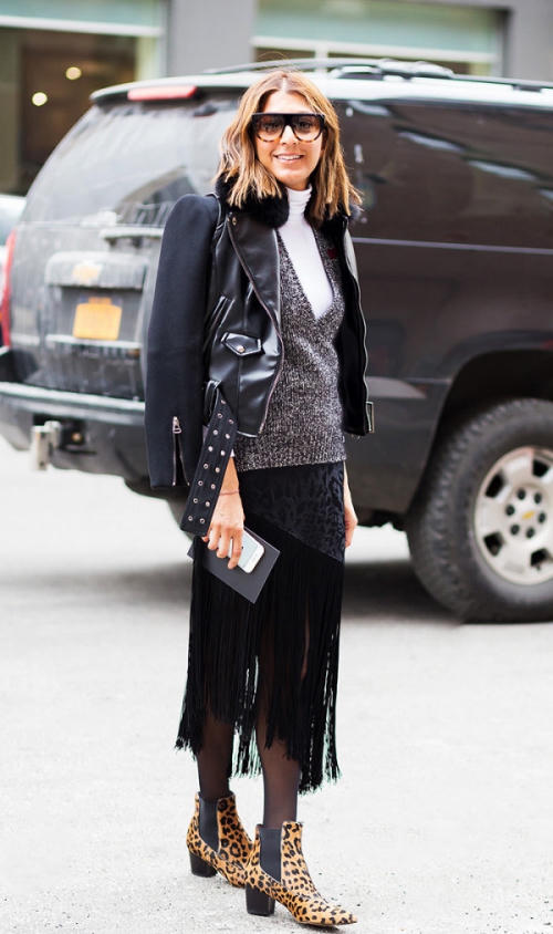 Những kiểu mặc đồ da báo tạo vẻ thời thượng cho phái nữ