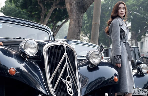 Hà Hồ gợi ý mặc áo dạ choàng sang chảnh